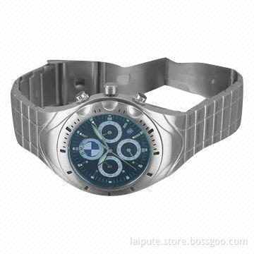 Metal Watch with Stainless Steel Case and Fashionable Design, RoHS and CE Certified